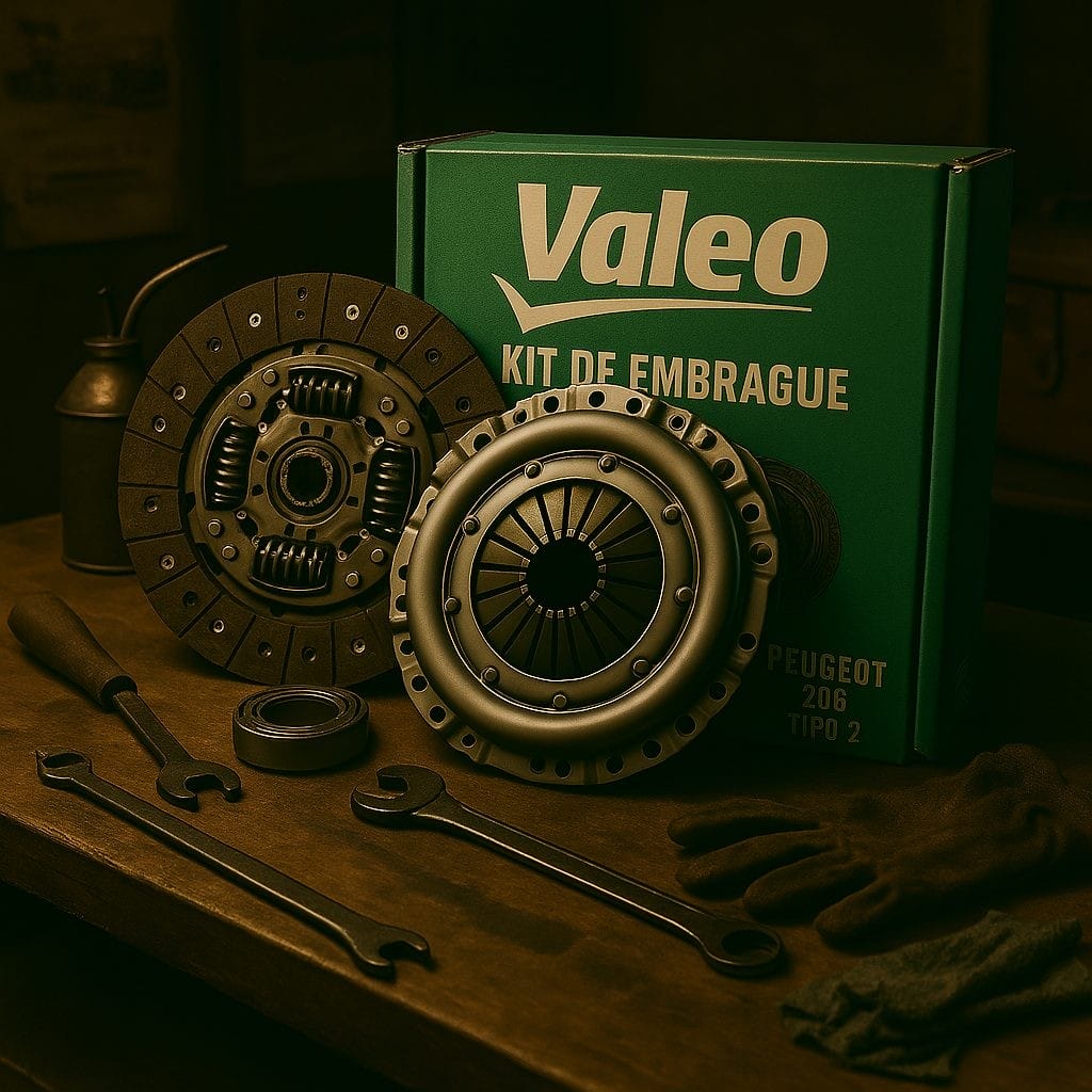 كيت كامل ديسك و صفحه كلاچ پژو 206 تيپ 2 والئو جعبه سبز اسپانيا شركت هرينگتون