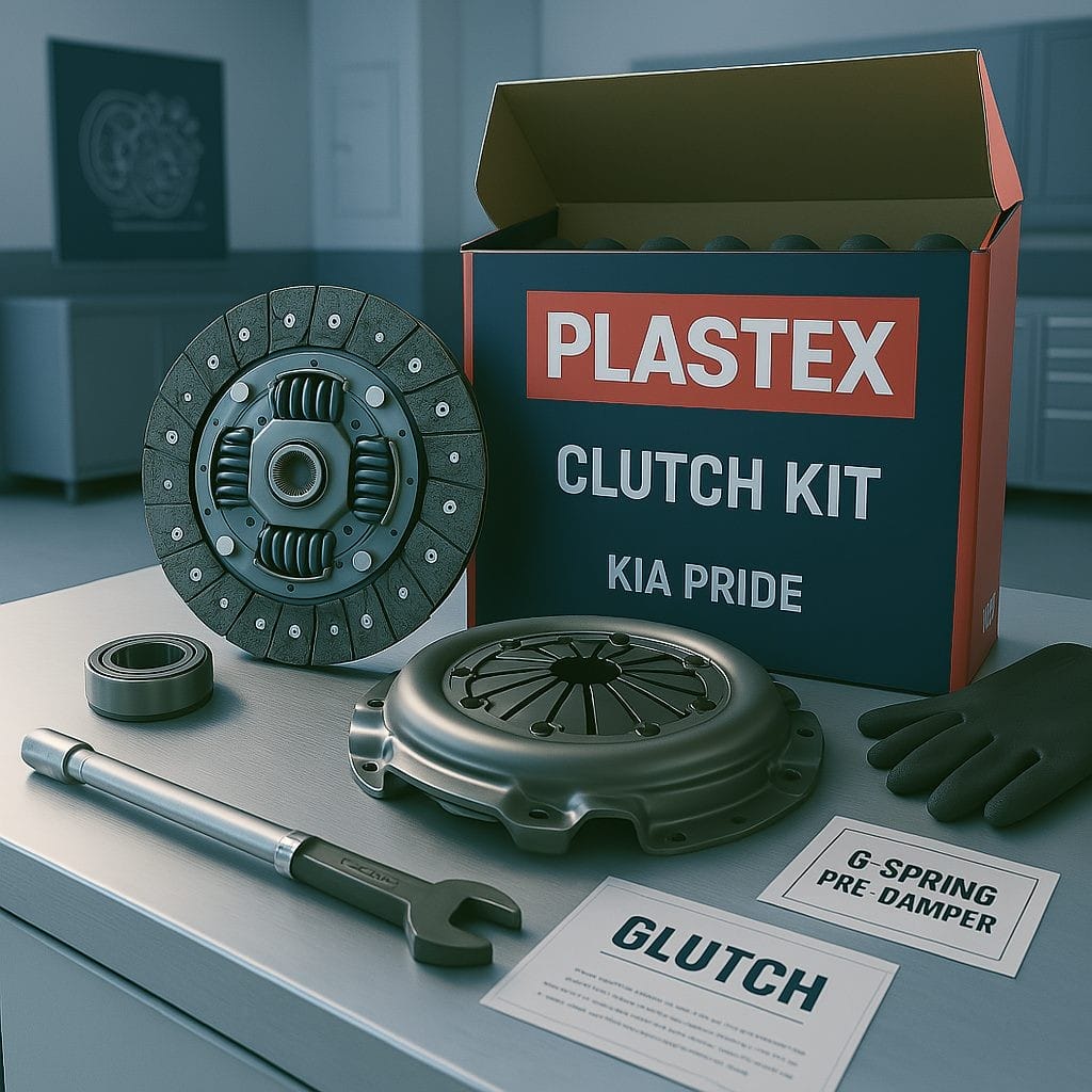 كيت كامل ديسك و صفحه كلاچ پرايد 6 فنر پري دمپر پلاستكس