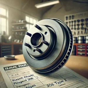 كاسه چرخ پژو 206 تيپ 2 لاهيجان