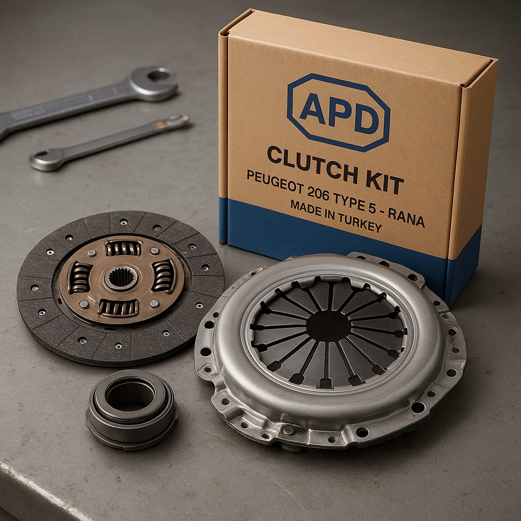 كيت كامل ديسك و صفحه كلاچ پژو 206 تيپ 5 رانا APD تركيه