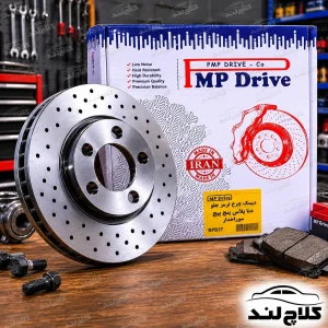 دیسک چرخ ترمز جلو دنا پلاس پنج پیچ سوراخدار PMP
